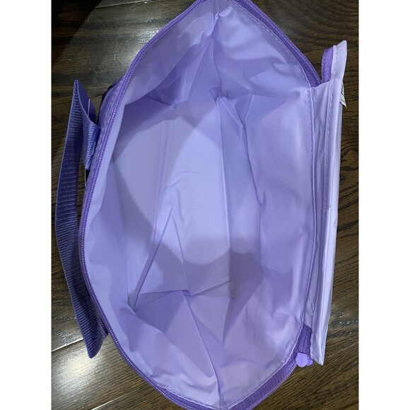 Trader Joe's Bag Mini Insulated Cooler Tote Lunch Bag Lavender Purple NEW - Picture 6 of 10